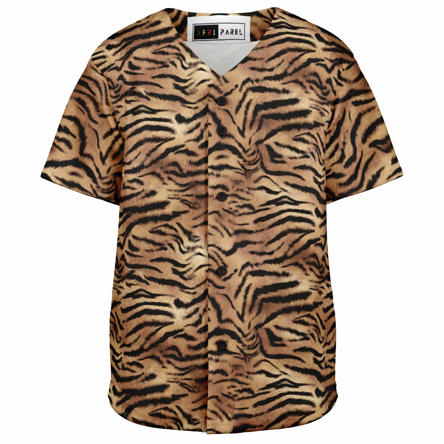 Tiger Fur Baseball Jersey - Kids