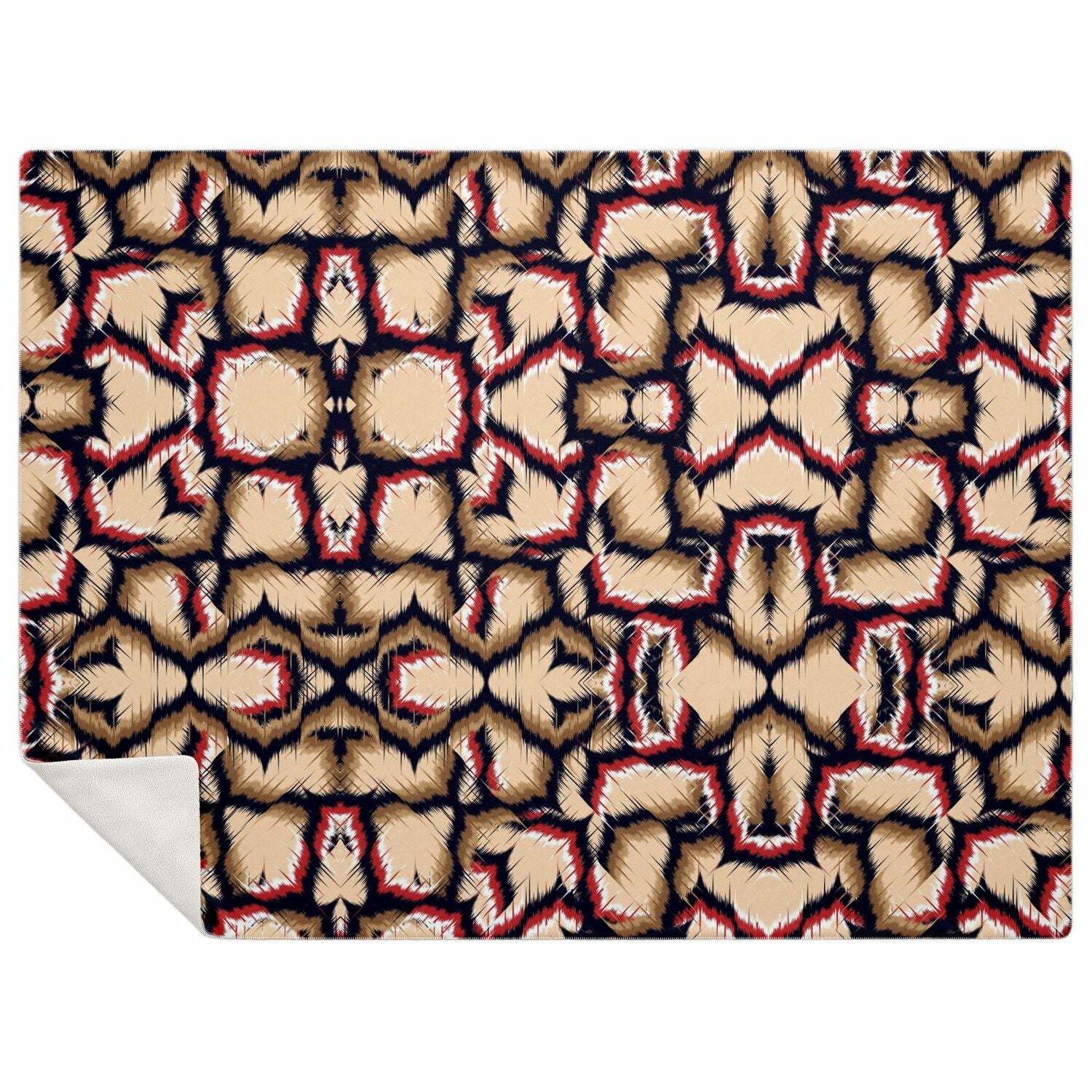 Tribal Camouflage Light Premium Microfleece Blanket