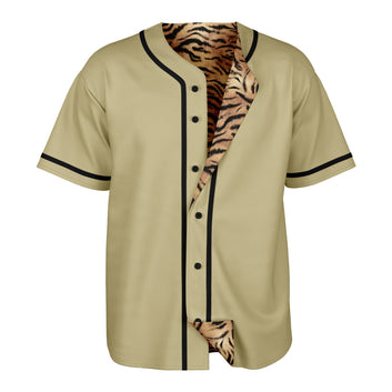 Tiger Fur & Sand Reversible Baseball Jersey