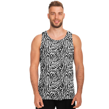 Zebra Fur Tank Top
