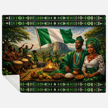 Nigerian Pride Blanket