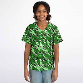 Naija Flame Baseball Jersey - Youth