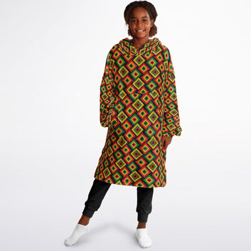 Afro Heat Hooded Blanket - Kids & Youth