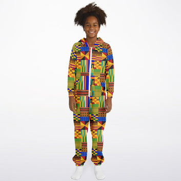 Multi-Patterned Jumpsuit - Toddler