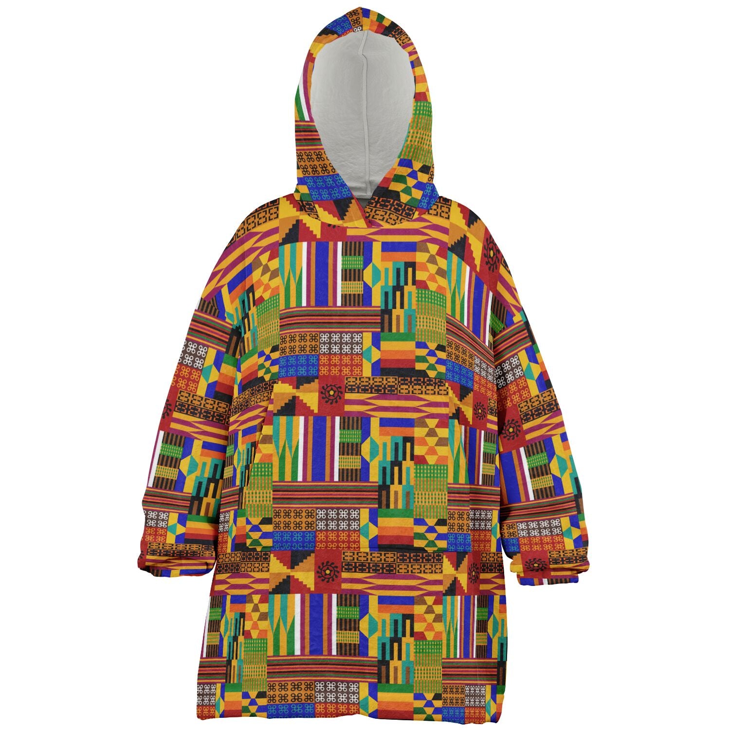 Multi-Patterned Hooded Blanket - Kids & Youth