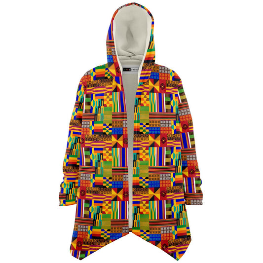 Multi-Patterned Microfleece Cloak