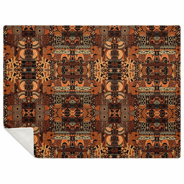 Brown Mudcloth Blanket