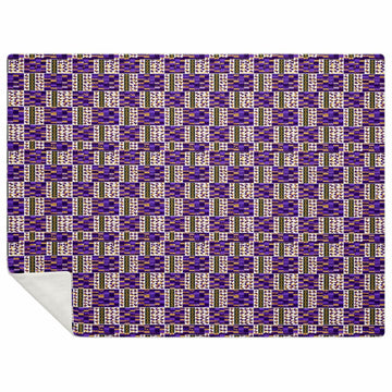 Violet Dynasty Microfleece Blanket