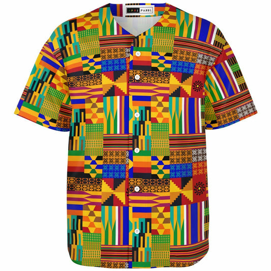 Multi-Patterned Baseball Jersey