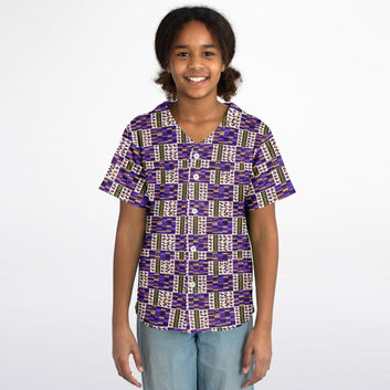Violet Dynasty Baseball Jersey - Youth