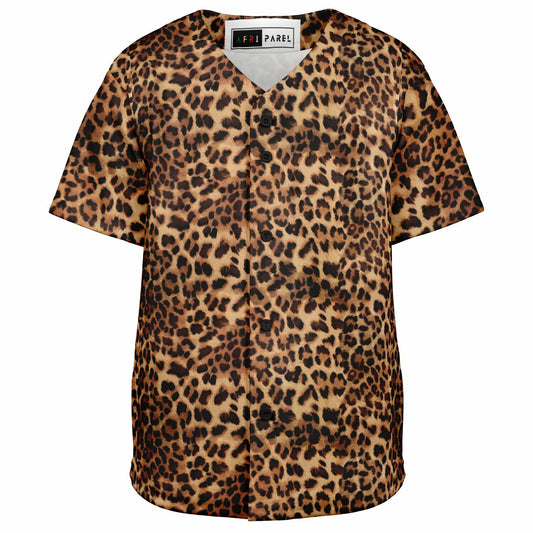 Leopard Fur Baseball Jersey - Kids