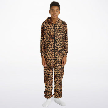 Leopard Fur Jumpsuit - Toddler