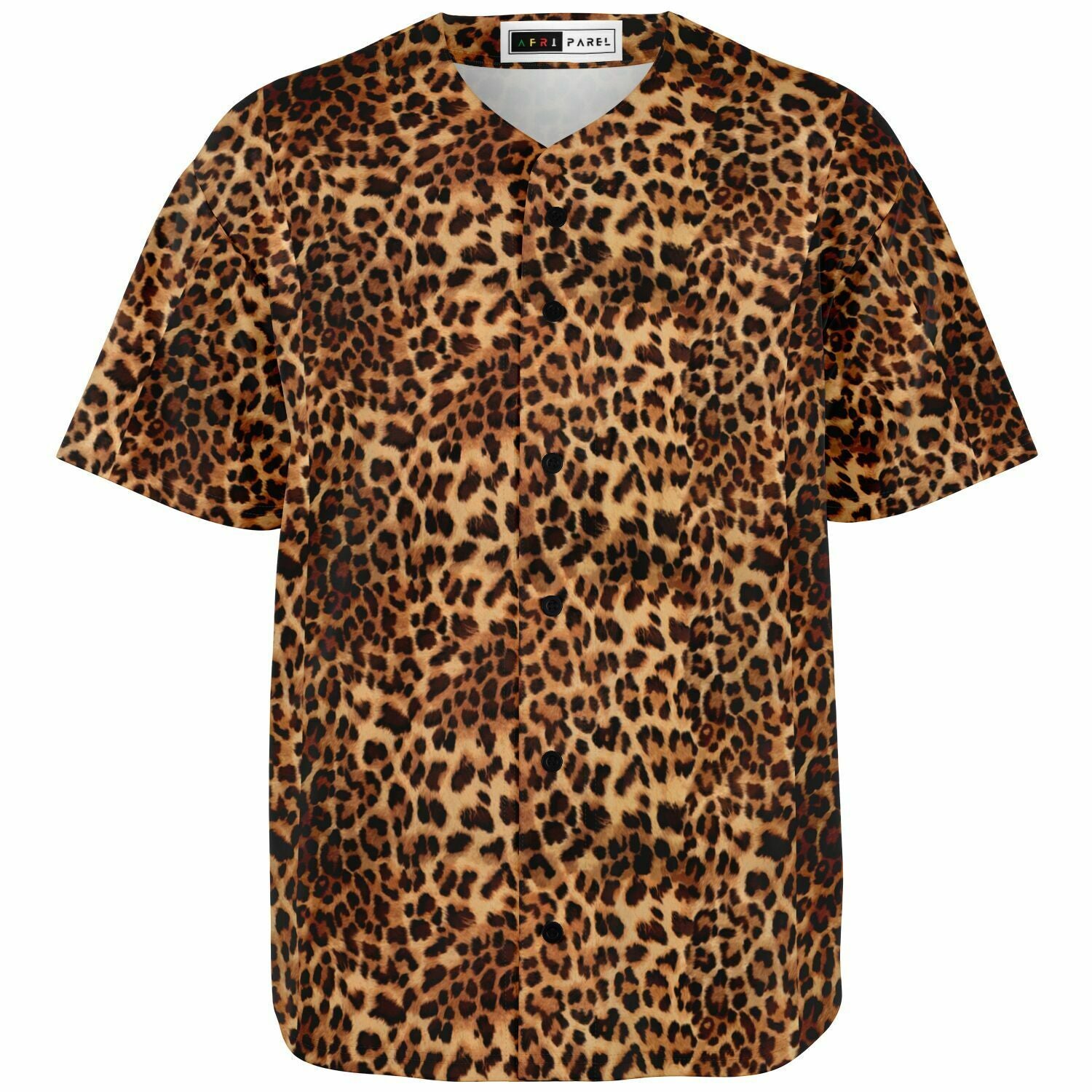 Leopard Fur Baseball Jersey