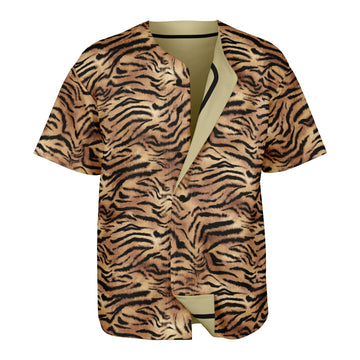 Tiger Fur & Sand Reversible Baseball Jersey