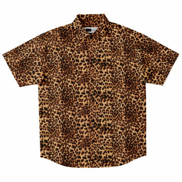 Leopard Fur Short Sleeve Shirt