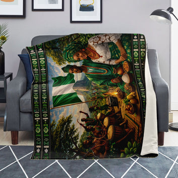 Nigerian Pride Blanket