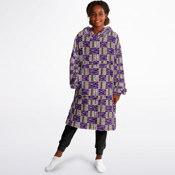 Violet Dynasty Hooded Blanket  - Youth