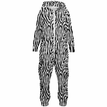 Zebra Fur Jumpsuit - Youth