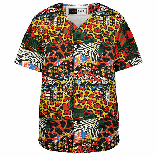 Wild Animal Skins Baseball Jersey - Kids