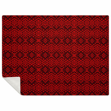 Crimson Diamond Blanket