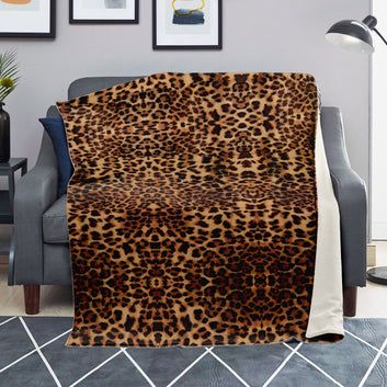 Leopard Fur Blanket
