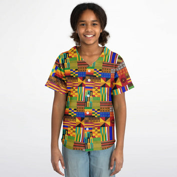 Multi-Patterned Baseball Jersey - Kids