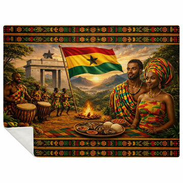 Ghanaian Pride Blanket
