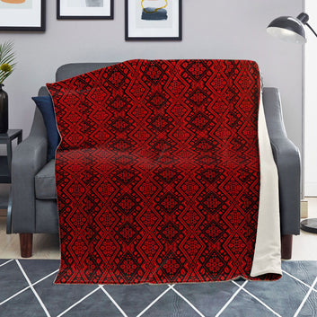 Crimson Diamond Blanket