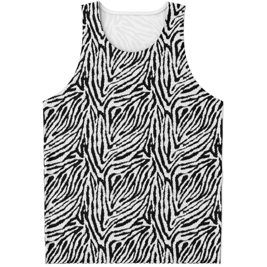 Zebra Fur Tank Top