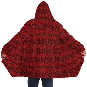Crimson Diamond Microfleece Cloak