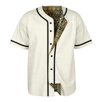 Rose Gold & Ivory Reversible Baseball Jersey