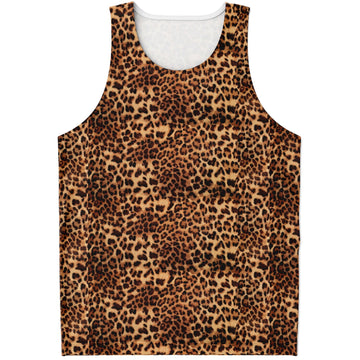 Leopard Fur Unisex Tank Top