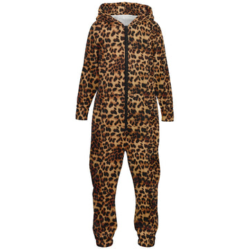 Leopard Fur Jumpsuit - Toddler