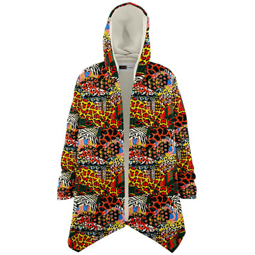 Wild Animal Skins Microfleece Cloak