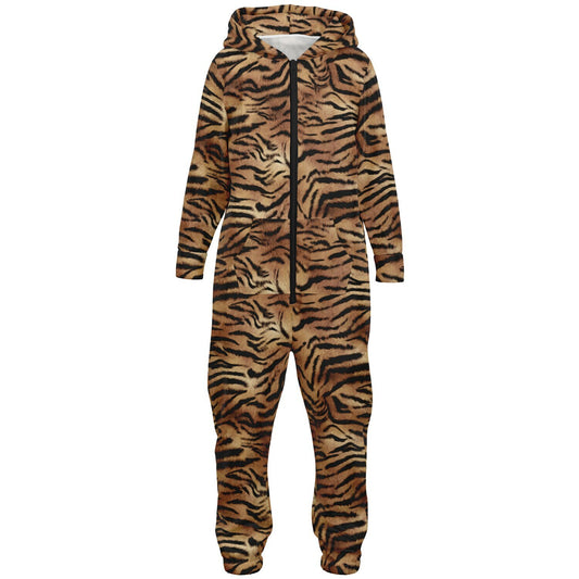 Tiger Fur Jumpsuit - Toddler