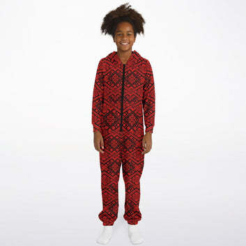 Crimson Diamond Jumpsuit - Youth