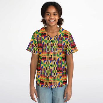 Original Kente Baseball Jersey - Youth