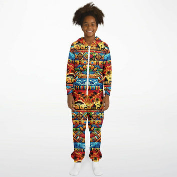 Abstract Savanna Jumpsuit - Kids & Youth