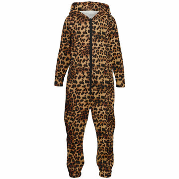 Leopard Fur Jumpsuit - Youth