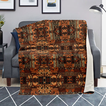 Brown Mudcloth Blanket