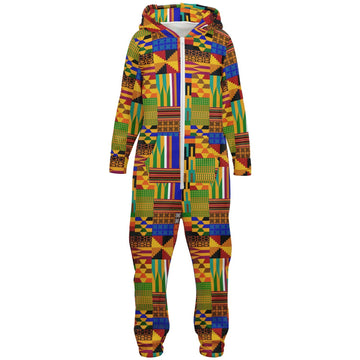 Multi-Patterned Jumpsuit - Toddler