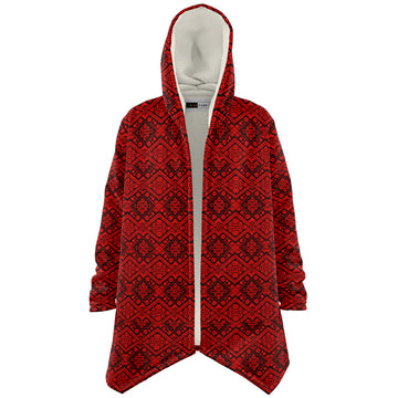 Crimson Diamond Microfleece Cloak