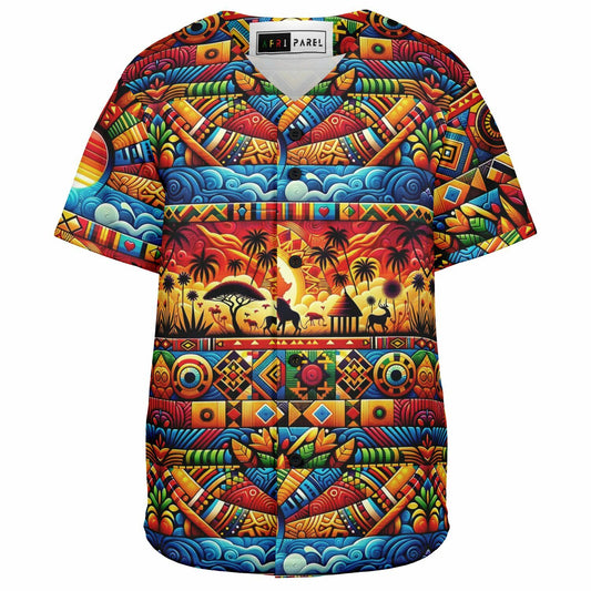 Abstract Savanna Baseball Jersey - Kids