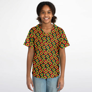 Afro Heat Baseball Jersey - Youth