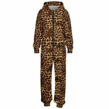 Leopard Fur Jumpsuit - Teen & Adult