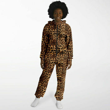 Leopard Fur Jumpsuit - Teen & Adult