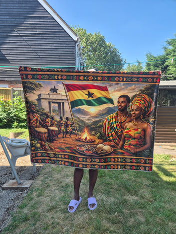 Ghanaian Pride Blanket